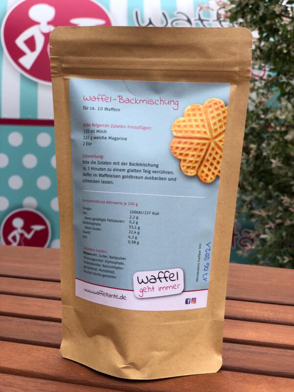 Original Backmischung nach Waffeltanten Rezept – Bild 2
